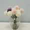 pink and white fake flowers